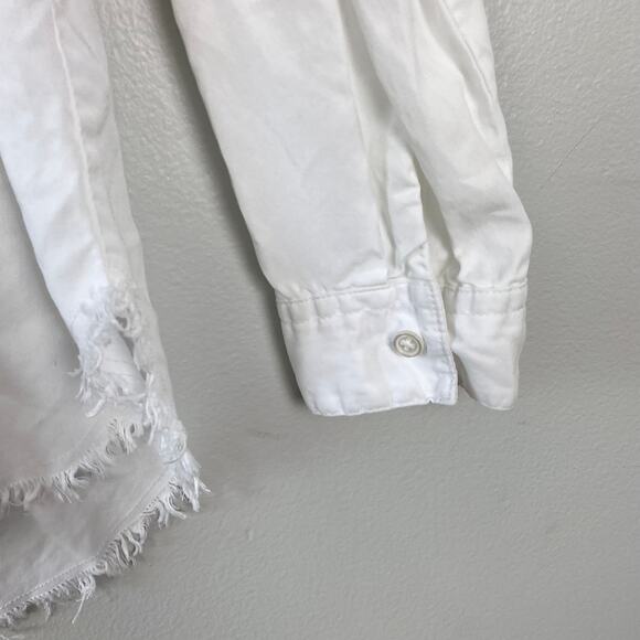 T&S White Button Up Lyocell Shirt Collared Breathable Lightweight Size Medium - Picture 6 of 10